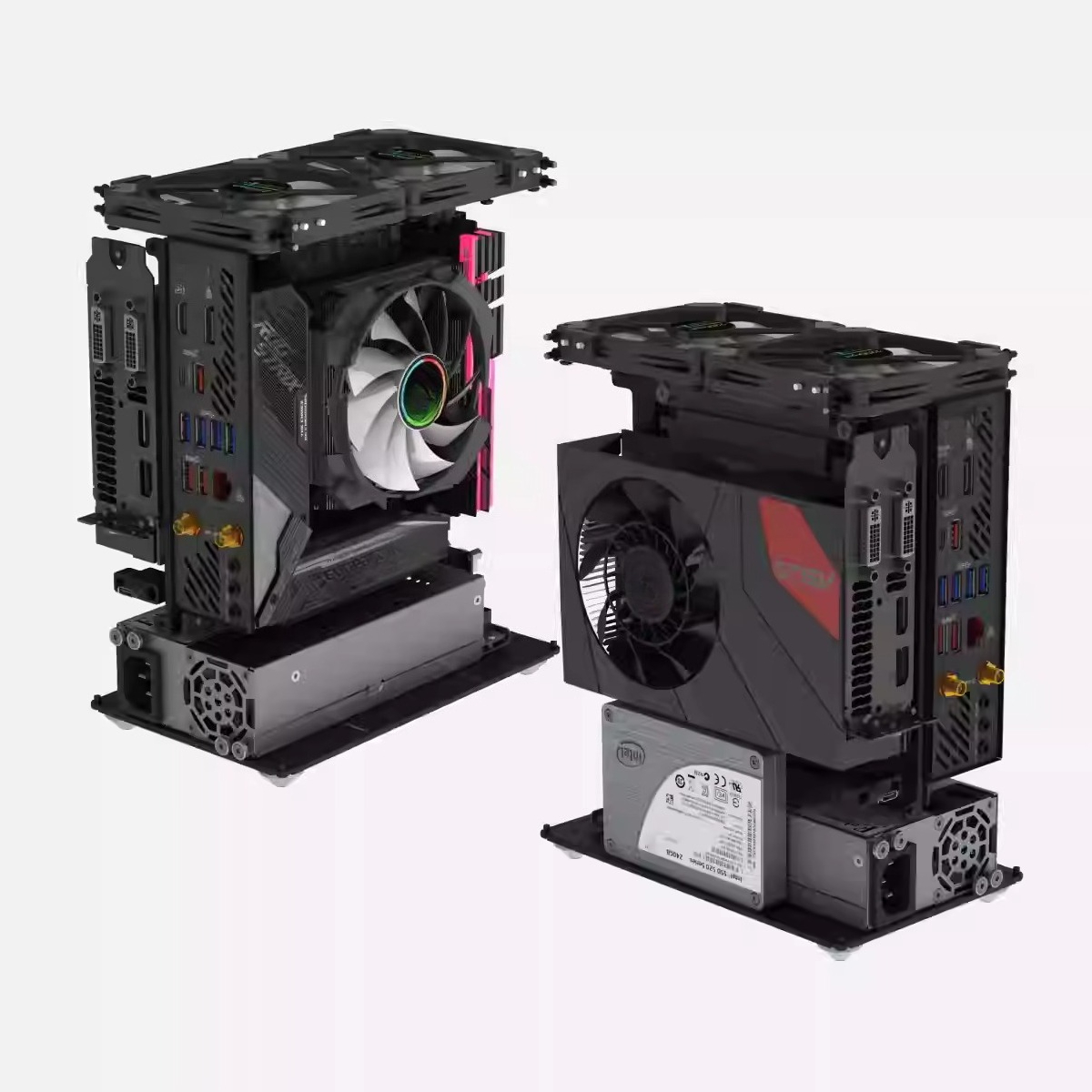 Sff Mini Itx Cnc Aluminum Chassis - Boîtier d'ordinateur Mini-ITX de taille A4,